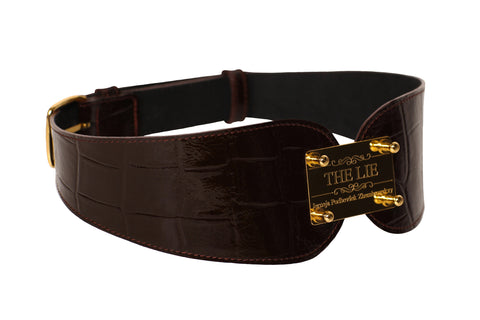 Chocolate Brown Masterpiece Heart Belt