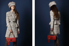 Small Shoulder & Cross Body Clutch Strawberry Red